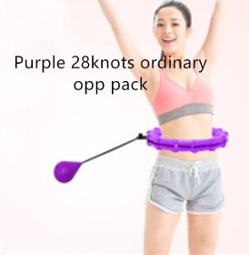 Workout Resistance Bands and Exercise 65 cm Ball Chair System - Yoga and Pilates with Stability Base for Gym, Home, or Office (Color: Purple 28sessions opp)