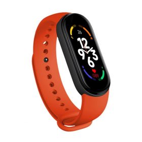 M7 Smart Watch Bluetooth Step Counting Sports Smart Bracelet Fitness Tracker Heart Rate Blood Pressure Sleep Monitor Smartwatch (Ships From: CN, Color: Red)